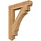 Ekena Millwork Merced Arts & Crafts Rough Sawn Bracket, Western Red Cedar, 6"W x 36"D x 44"H BKT06X36X44MRC03RWR - alternate 1